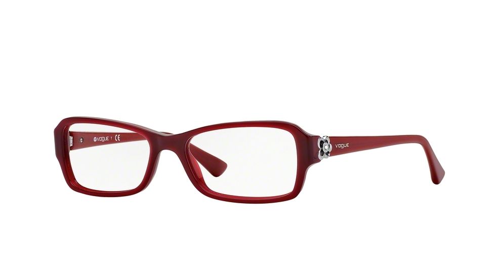 Vogue VO2836B Progressive Prescription Eyeglasses 2139-51 - Opal Bordeaux Frame