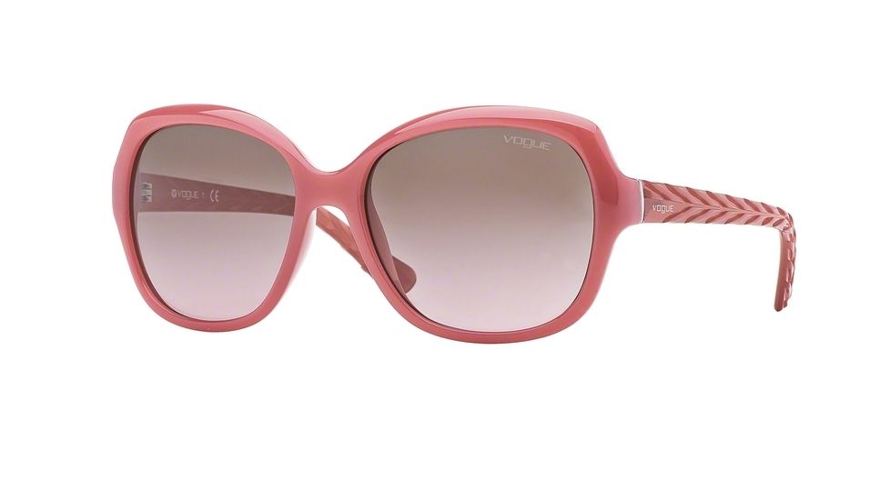 Vogue VO2871S Single Vision Prescription Sunglasses VO2871S-219114-56 - Lens Diameter 56 mm, Frame Color Opal Pink