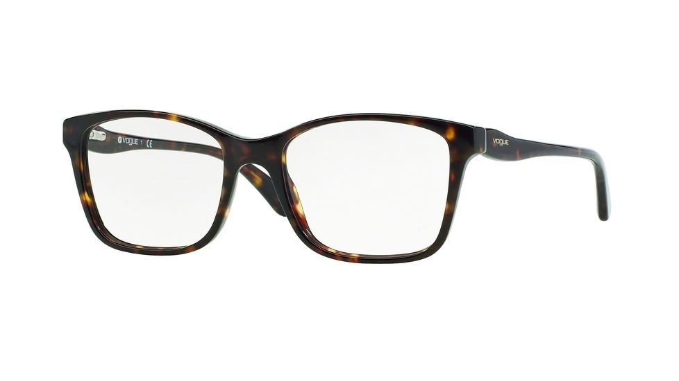 Vogue VO2907 Single Vision Prescription Eyeglasses W656-52 - Dark Havana Frame