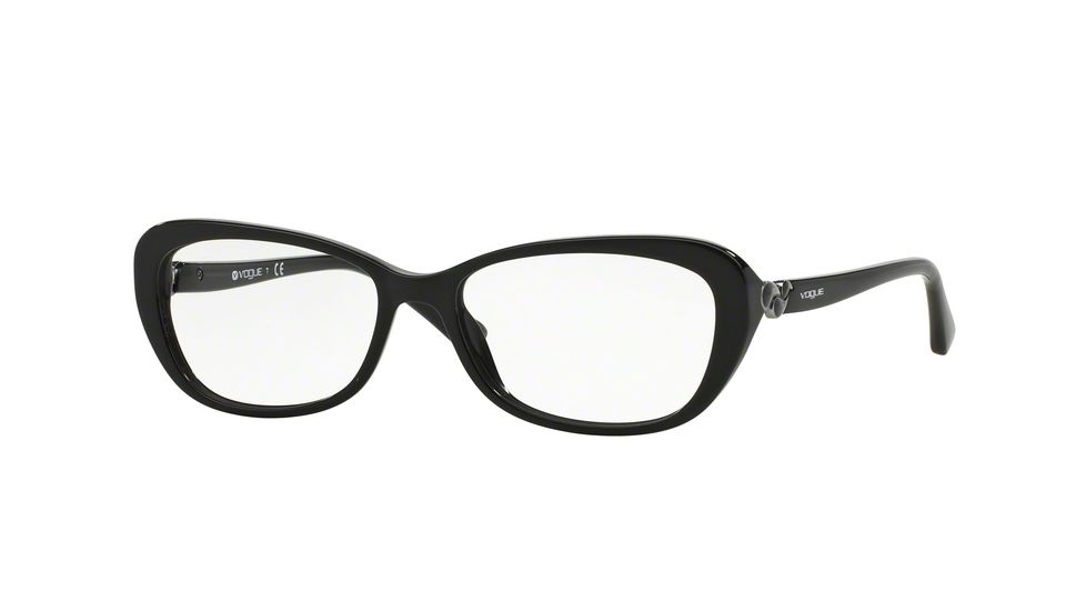 Vogue VO2909 Single Vision Prescription Eyeglasses W44-52 - Black Frame