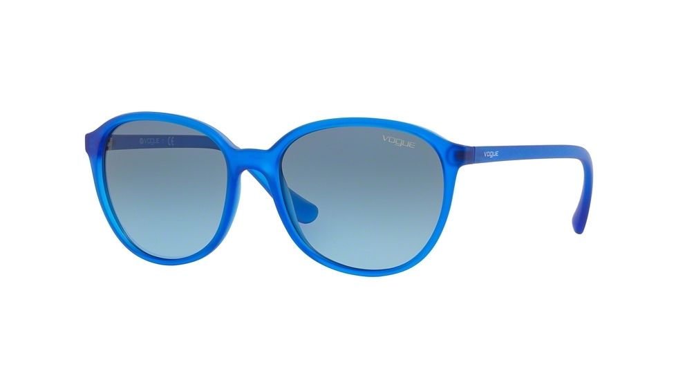 Vogue VO2939S Bifocal Prescription Sunglasses VO2939S-22818F-55 - Lens Diameter 55 mm, Frame Color Transparent Electric Blue