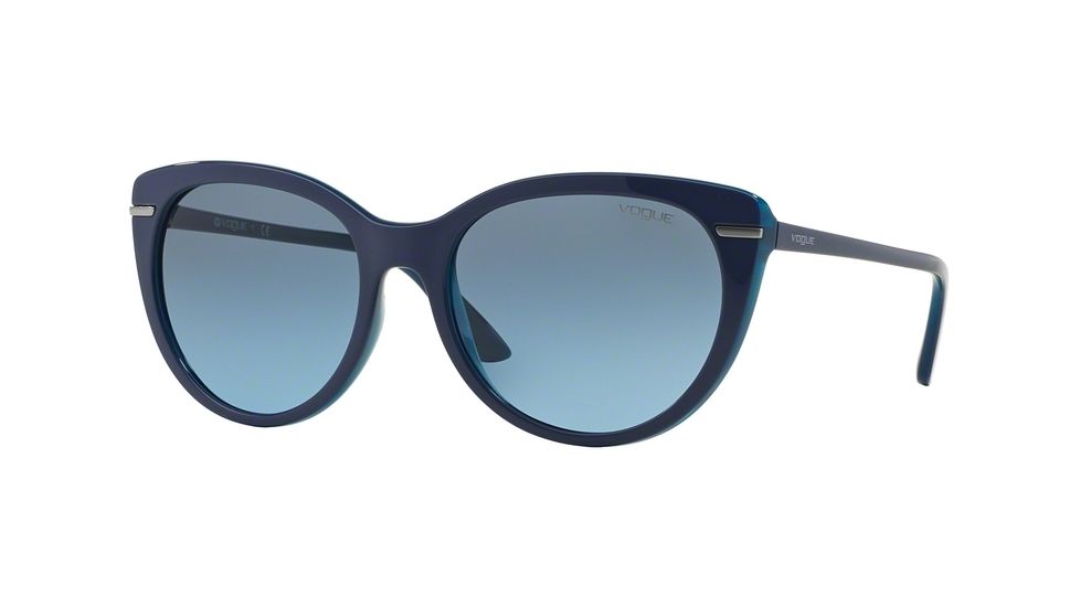 Vogue VO2941S Bifocal Prescription Sunglasses VO2941S-22788F-56 - Lens Diameter 56 mm, Frame Color Top Bluette/Azure Trasp