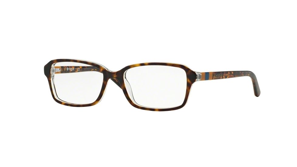 Vogue VO2966 Bifocal Prescription Eyeglasses 1916-46 - Top Havana/Transparent Frame