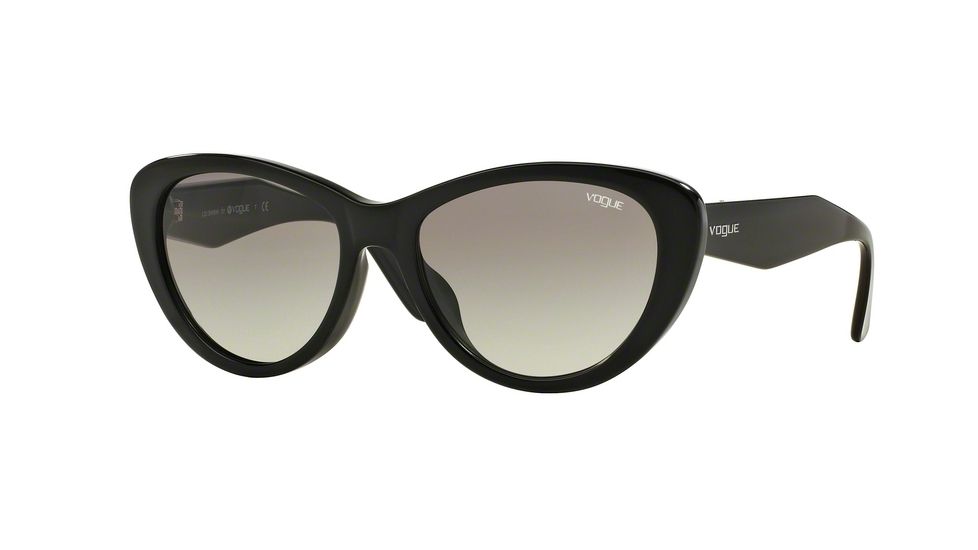 Vogue VO2990SF Sunglasses W44/11-54 - Black Frame, Gray Gradient Lenses