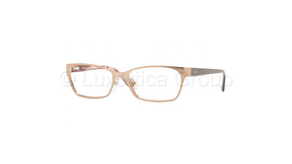 Vogue VO3816 Single Vision Prescription Eyeglasses 656-5116 - Orange Frame