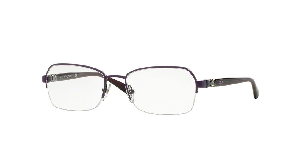 Vogue VO3971B Single Vision Prescription Eyeglasses 897S-53 - Matte Violet Frame