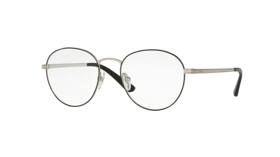 Vogue VO4024 Progressive Prescription Eyeglasses 352-50 - Black/Silver Frame
