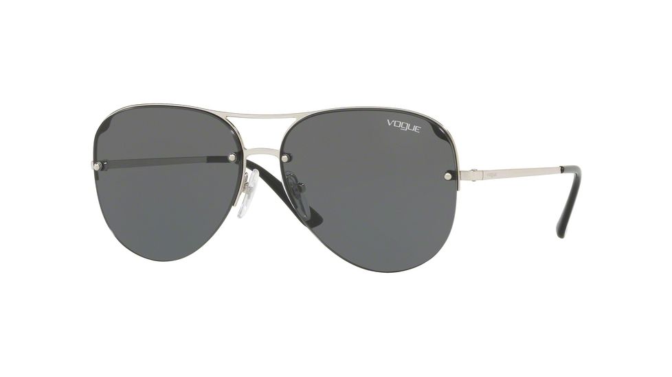 Vogue VO4080S Sunglasses 323/87-58 - Silver Frame, Gray Lenses