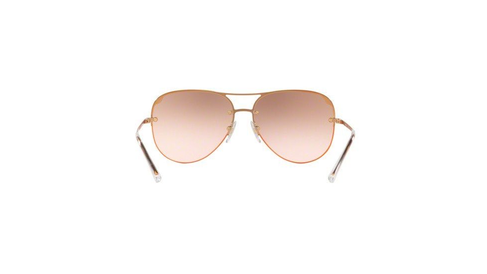 Vogue VO4080S Sunglasses 50757E-58 - Rose Gold Frame, Light Pink Mirror Grad Silver Lenses