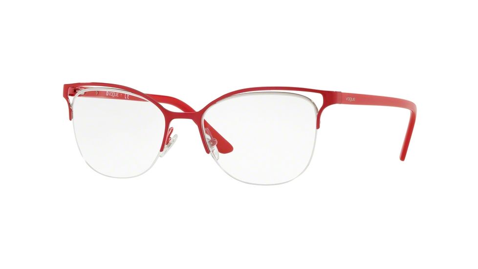 Vogue VO4087 Prescription Eyeglasses 5084-51 - Red/Silver Frame