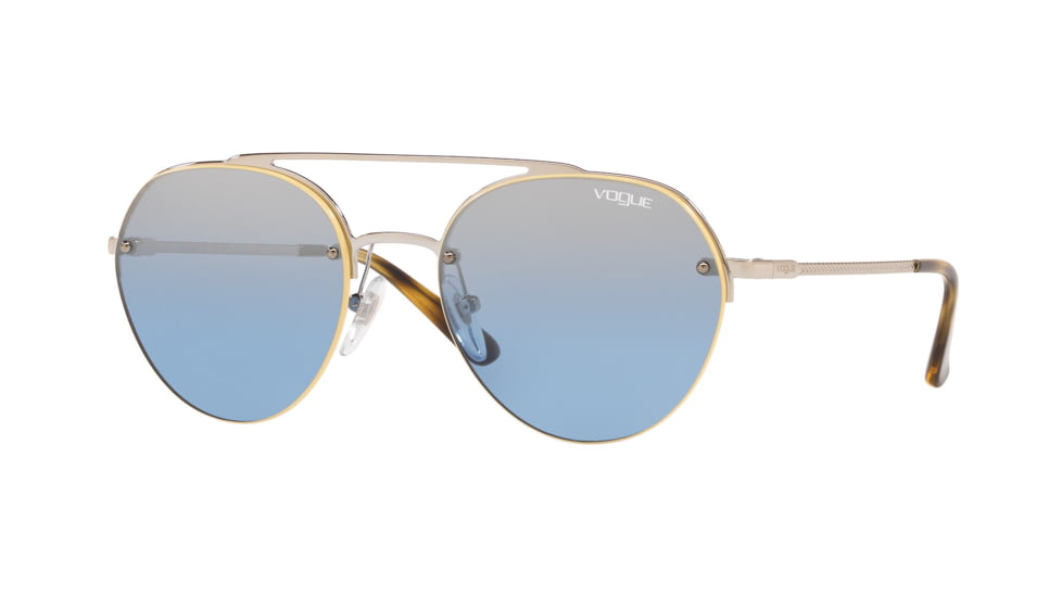 Vogue VO4113S Sunglasses - Mens 323/7C-54 - , Light Blue Mirror Silver Grad Lenses
