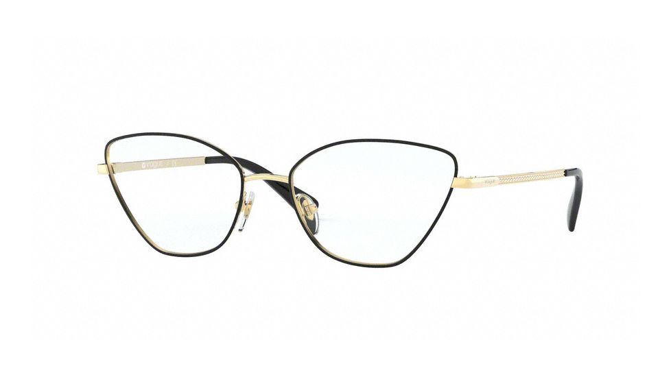 Vogue VO4142B Bifocal Prescription Eyeglasses, 52mm, Gold/Black, VO4142B-280-52-BI