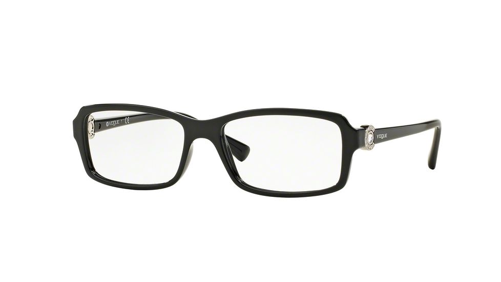 Vogue VO5001B Progressive Prescription Eyeglasses W44-52 - Black Frame