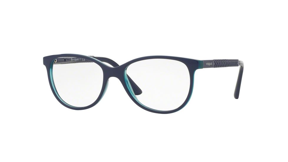 Vogue VO5030 Single Vision Prescription Eyeglasses 2383-53 - Top Bluette/Azure Trasp Frame