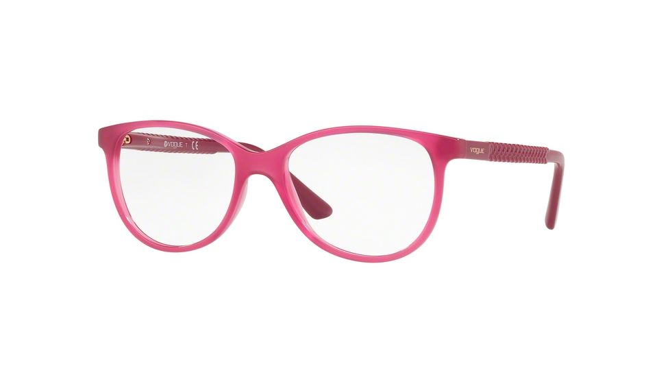 Vogue VO5030 Single Vision Prescription Eyeglasses, 53mm, Opal Raspberry, VO5030-2610-53-SV