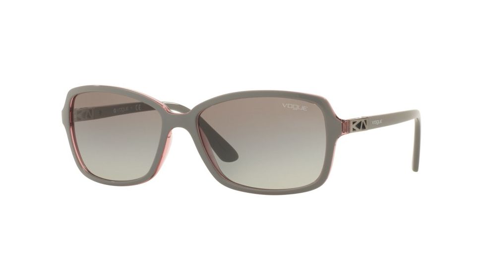 Vogue VO5031S Sunglasses 239011-58 - Top Light Grey/pink Frame, Grey Gradient Lenses