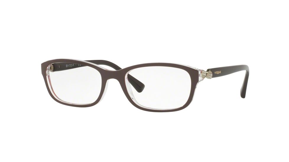 Vogue VO5094B Bifocal Prescription Eyeglasses 2465-52 - Top Dark Violet/serigraphy Frame