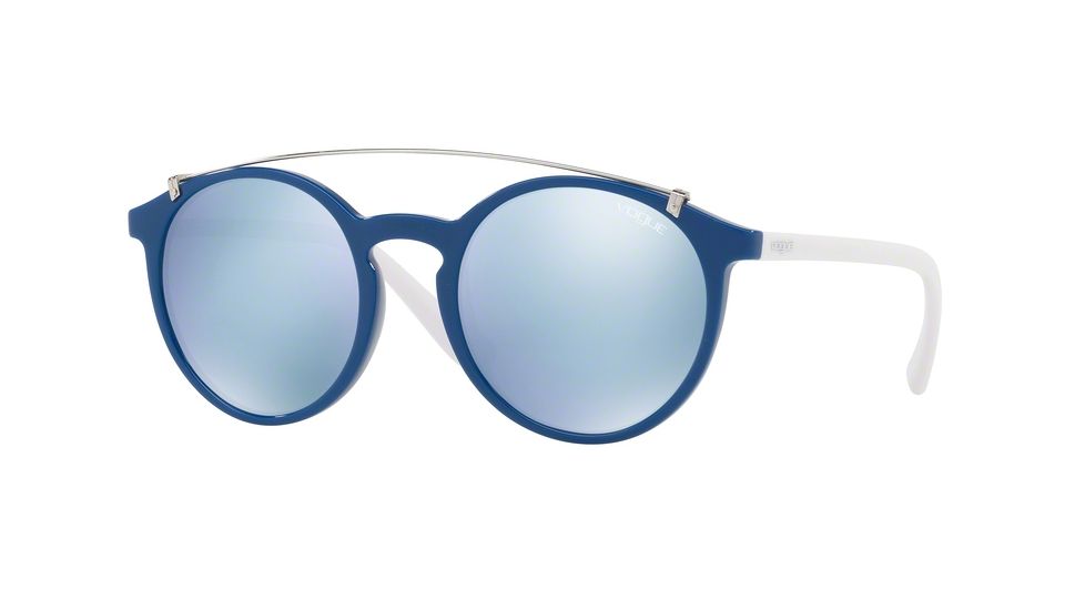 Vogue VO5161S Progressive Prescription Sunglasses VO5161S-259330-51 - Lens Diameter 51 mm, Frame Color Dark Blue