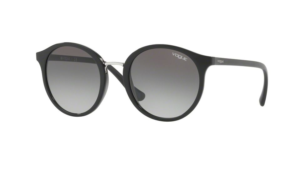 Vogue VO5166SF Single Vision Prescription Sunglasses VO5166SF-W44-11-54 - Lens Diameter 54 mm, Frame Color Black
