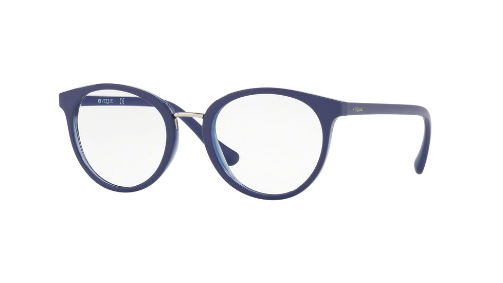 Vogue VO5167 Single Vision Prescription Eyeglasses 2619-50 - Top Bluette/bluette Trasp Frame