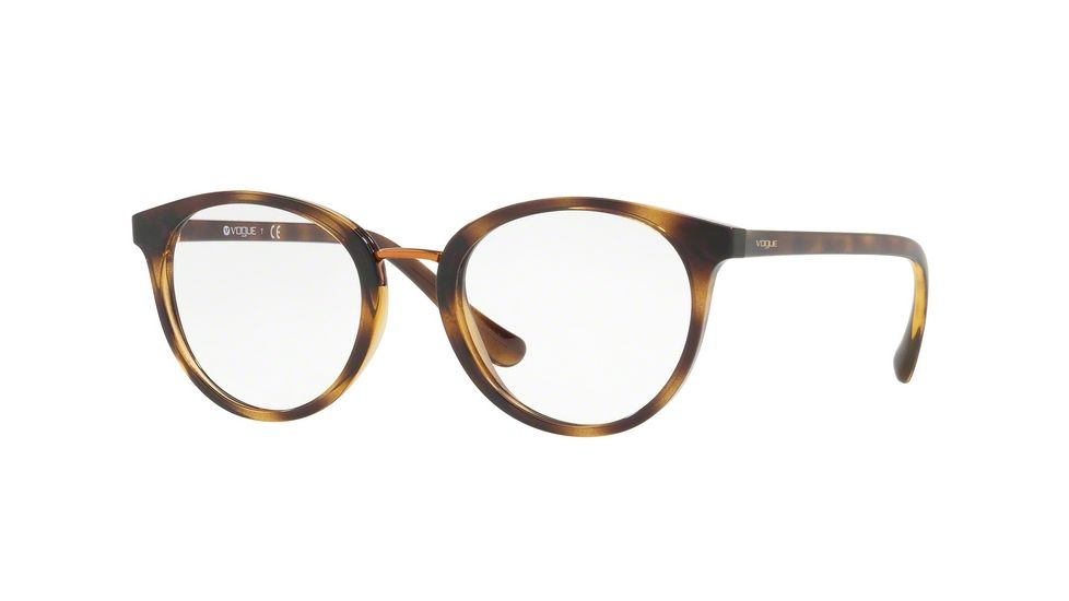 Vogue VO5167 Single Vision Prescription Eyeglasses W656-50 - Dark Havana Frame