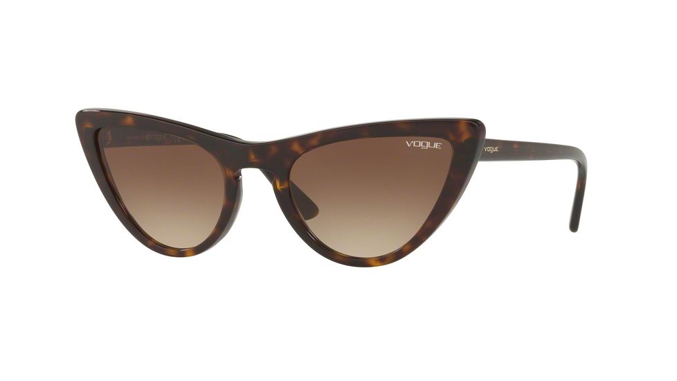 Vogue VO5211S Progressive Prescription Sunglasses VO5211S-W65613-54 - Lens Diameter 54 mm, Frame Color Dark Havana