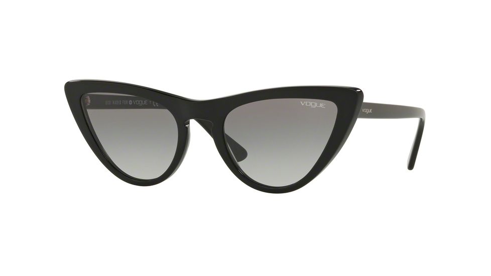 Vogue VO5211S Progressive Prescription Sunglasses, 54mm, Black, VO5211S-W44-11-54-PRO