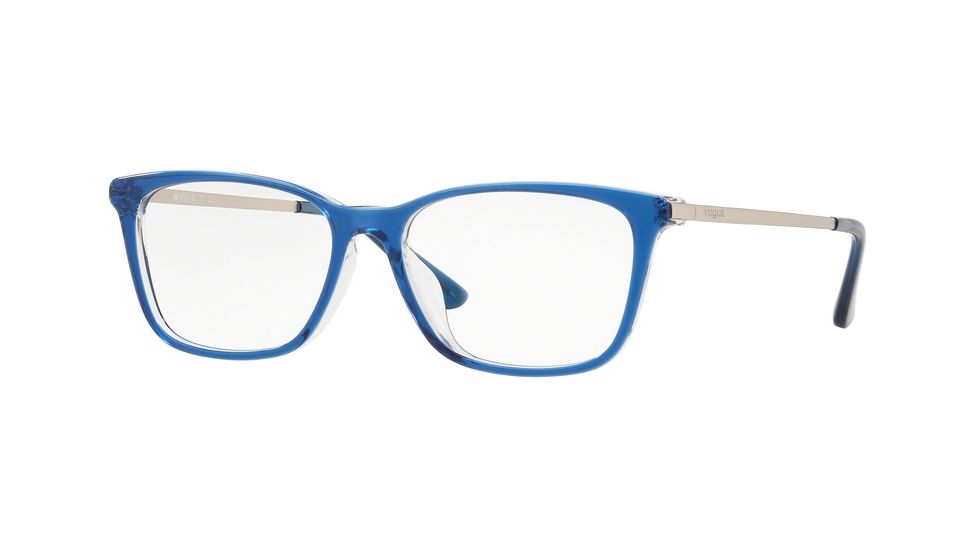 Vogue VO5224F Eyeglass Frames 2171-54 - Top Blue/Transparent Frame