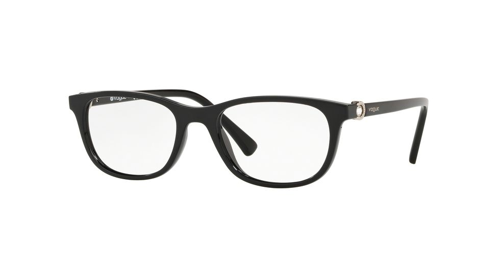Vogue VO5225B Prescription Eyeglasses, 53mm, Black, VO5225B-W44-53-SV