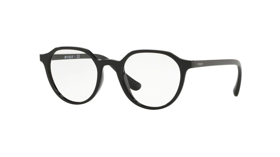 Vogue VO5226 Prescription Eyeglasses, 48mm, Black, VO5226-W44-48-SV