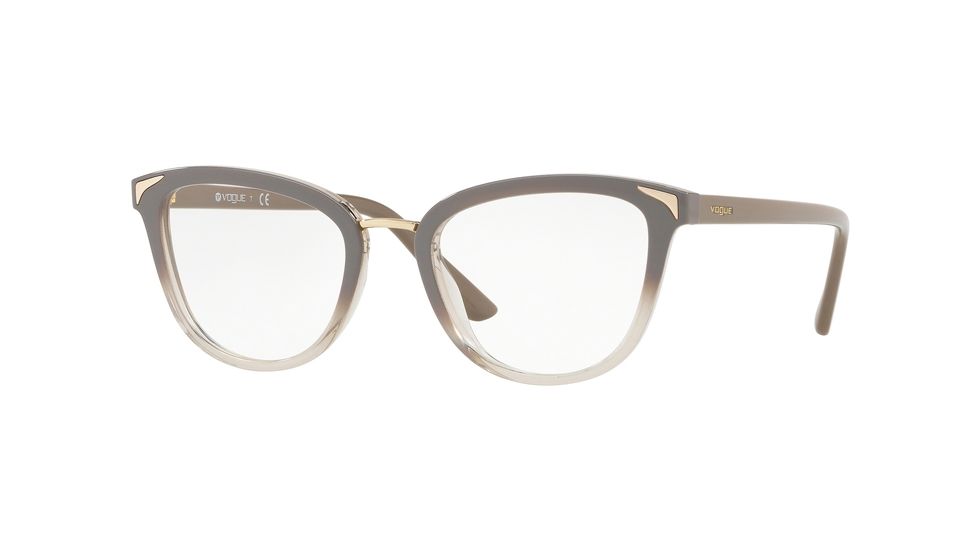 Vogue VO5231 Progressive Prescription Eyeglasses, 51mm, Transp Sand Gradient Sand, VO5231-2642-51-PRO