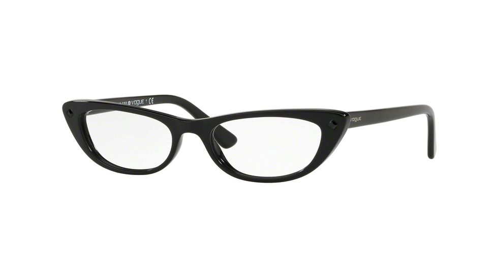 Vogue VO5236B Progressive Prescription Eyeglasses, 51mm, Black, VO5236B-W44-51-PRO
