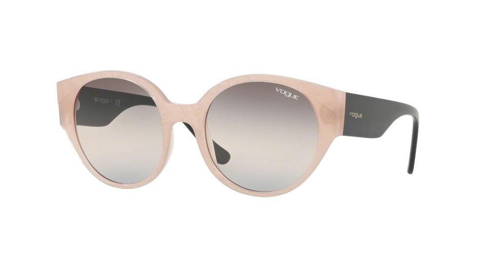 Vogue VO5245S Progressive Prescription Sunglasses, 53mm, Opal Pink, VO5245S-26710J-53-PRO