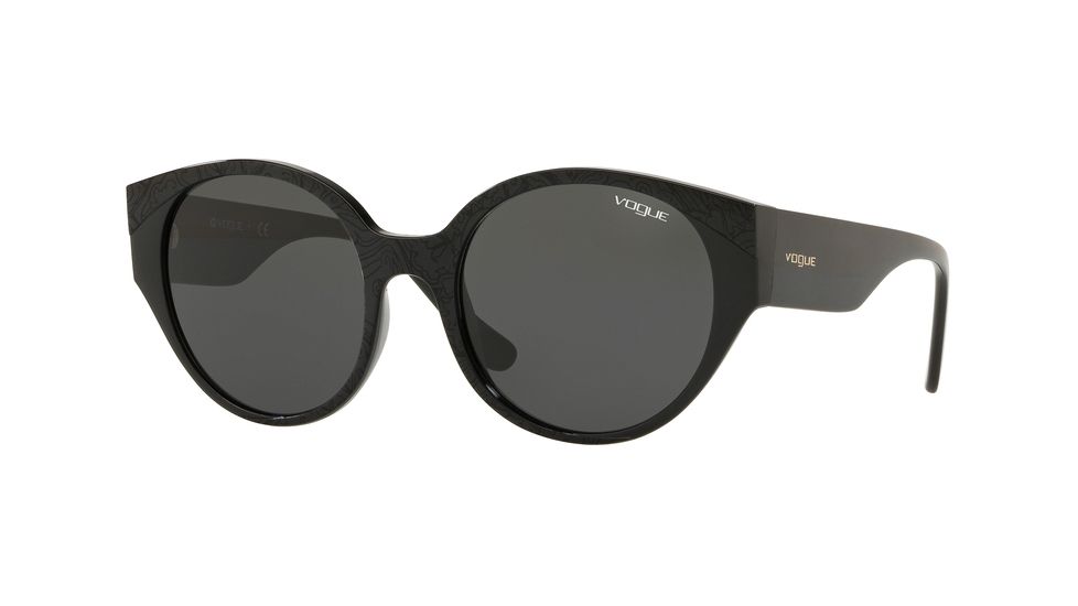 Vogue VO5245S Progressive Prescription Sunglasses, 53mm, Black, VO5245S-W44-87-53-PRO