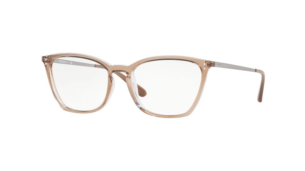 Vogue VO5277 Prescription Eyeglasses, 51mm, Top Brown/Crystal, VO5277-2735-51-SV