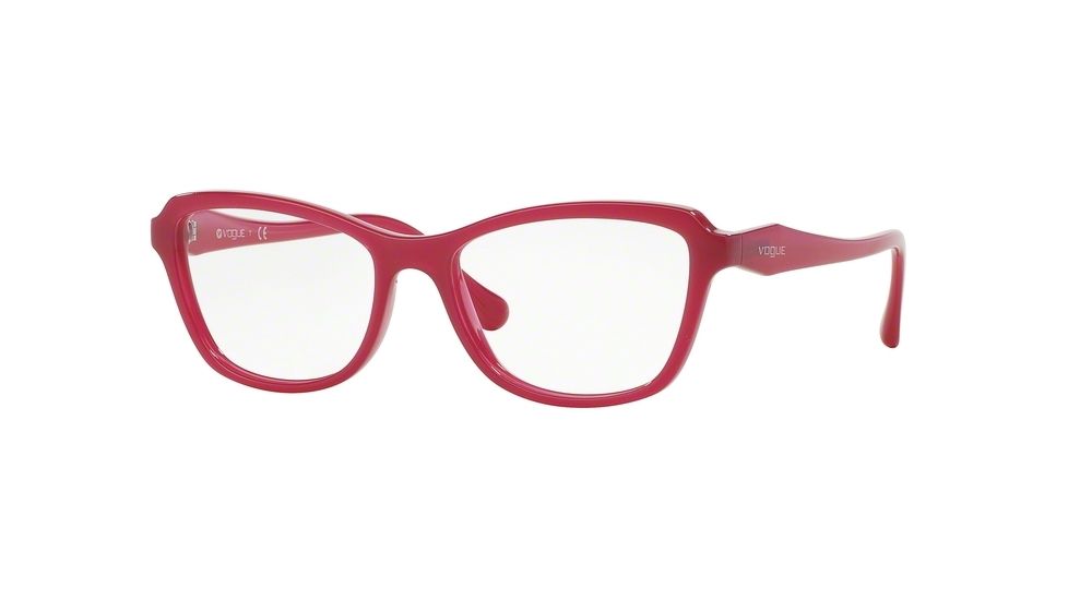 Vogue WAVED TEMPLE VO2957 Single Vision Prescription Eyeglasses 2309-53 - Opal Cyclamen Frame