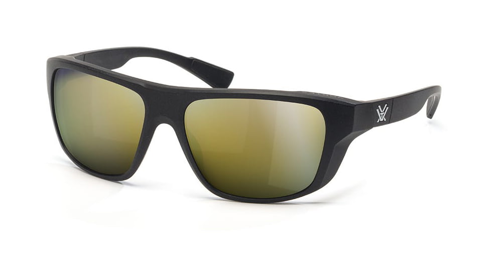 Vortex Jackal Sunglasses, Black/Amber, Gold Mirror, EJA-BKA-GL