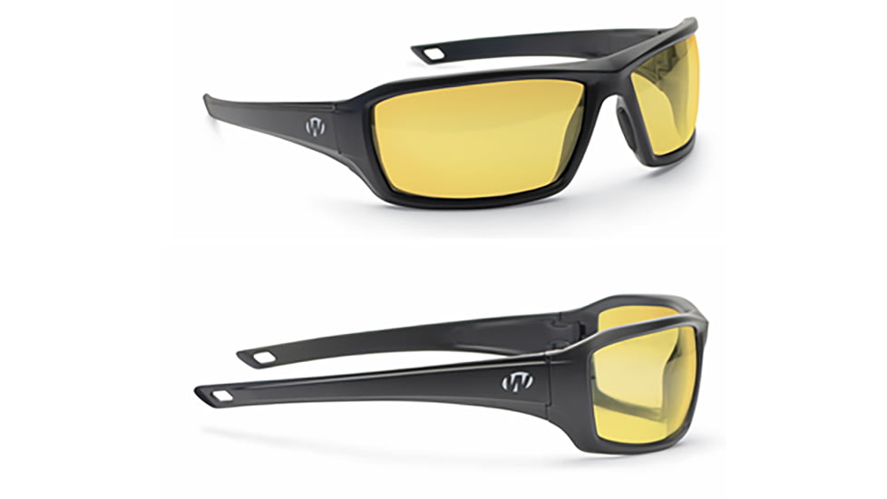 Walkers IKON Forge Glasses, Black Frame, Amber Lenses, GWP-IKNFF2-AMB