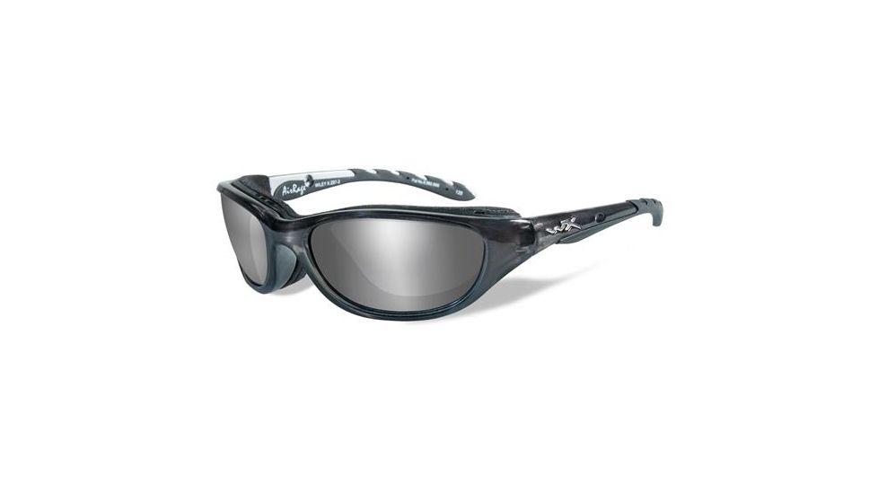 Wiley X Airrage Progressive Prescription Sunglasses, Crystal Metallic Frame, 697FPR