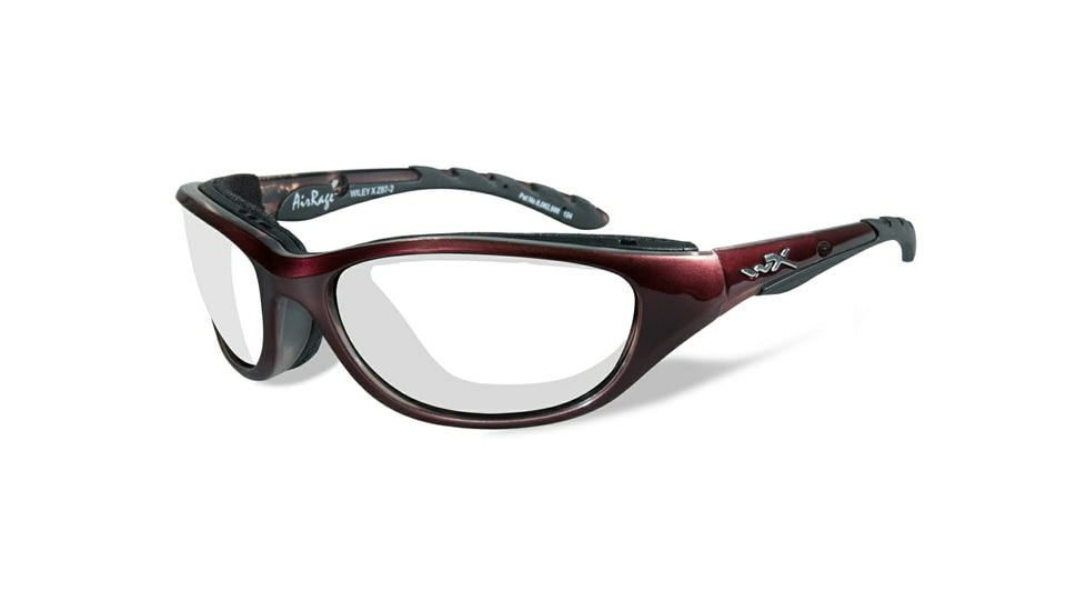 Wiley X Airrage Single Vision Prescription Sunglasses, Liquid Plum Frame, 691FSV