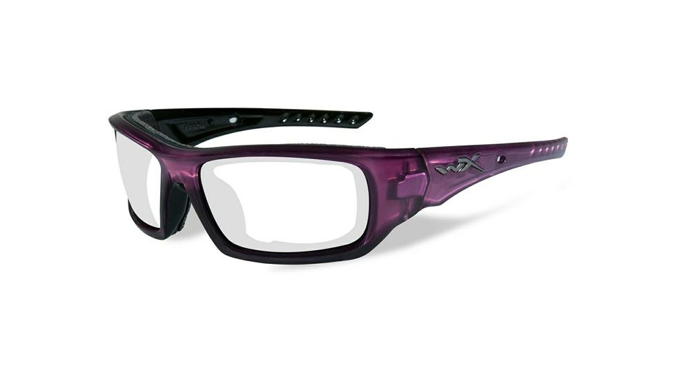 Wiley X Arrow Bifocal Prescription Sunglasses, Crystal Plum Frame, CCARR02FBI