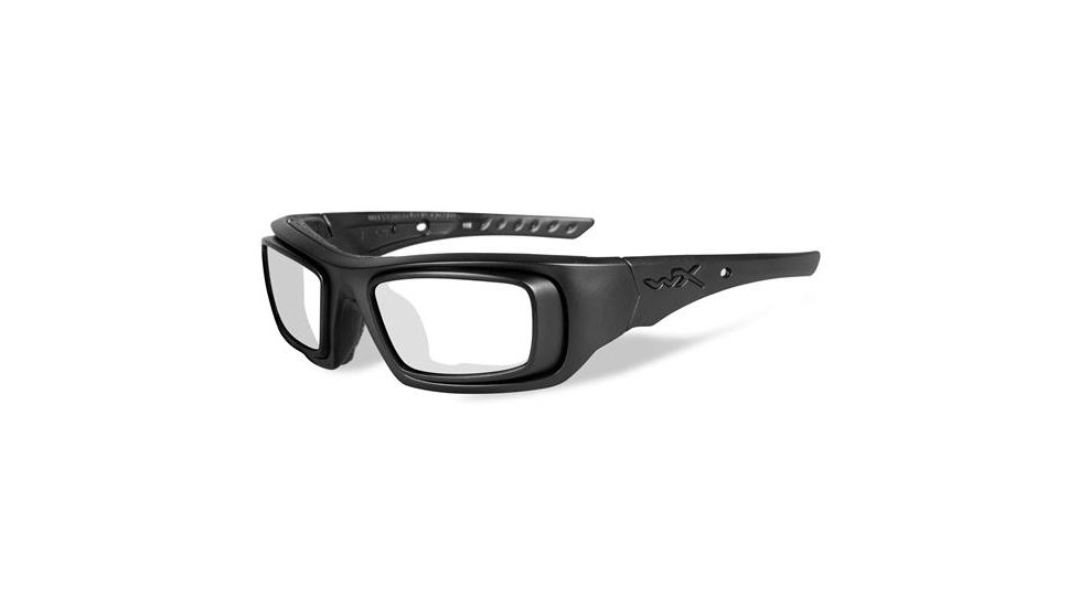 Wiley X Arrow Progressive Prescription Sunglasses, Smoke Grey/Matte Black Frame, CCARR01DPR