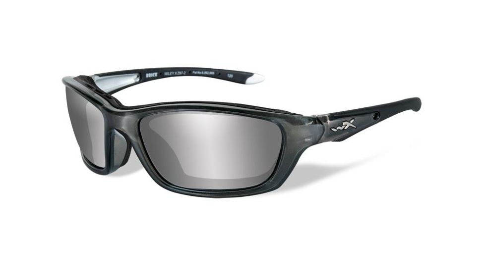 Wiley X Brick Crystal Metallic Frame w/ RX Prescription Lenses