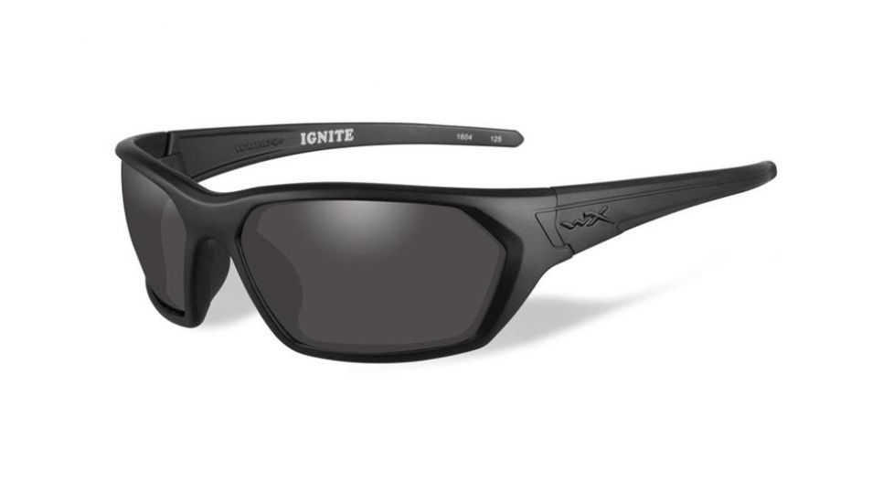 Wiley X Ignite Bifocal Prescription Sunglasses, Matte Black Frame, ACIGN01BI