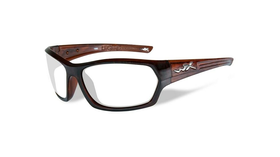 Wiley X Legend Bifocal Prescription Sunglasses, Gloss Hickory Brown Frame, SSLEG04FBI