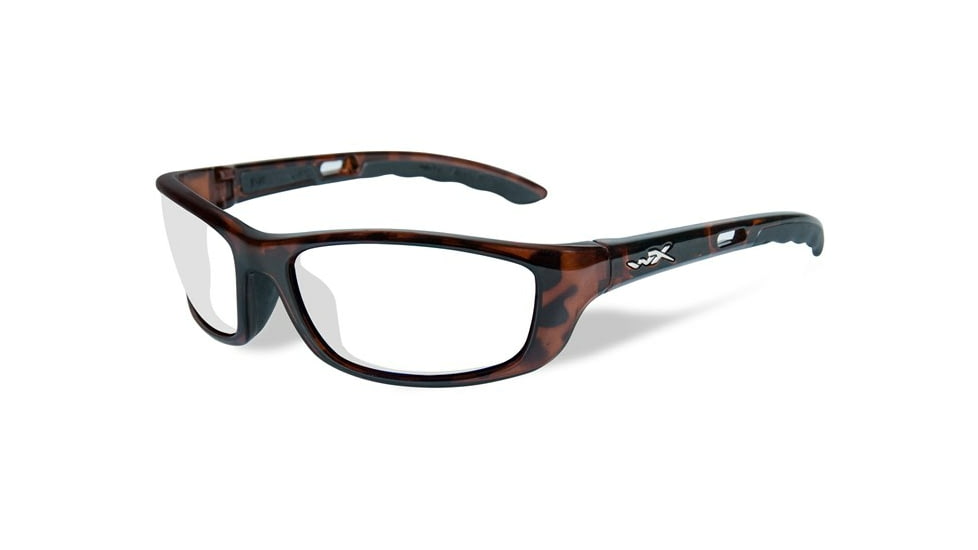 Wiley X P-17 Bifocal Prescription Sunglasses, Brown Gloss Demi Frame, P-17NPFBI