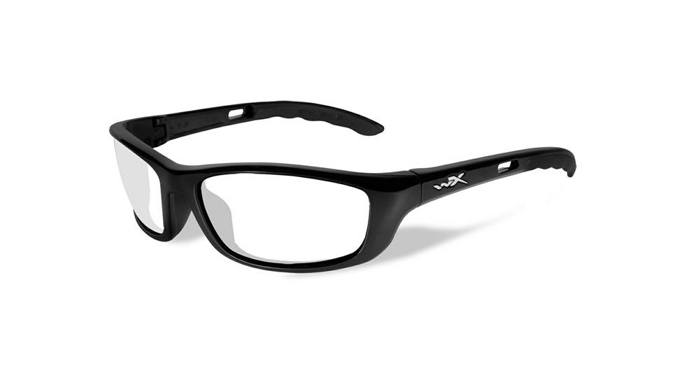 Wiley X P-17 Bifocal Prescription Sunglasses, Gloss Black Frame, P-17FBI