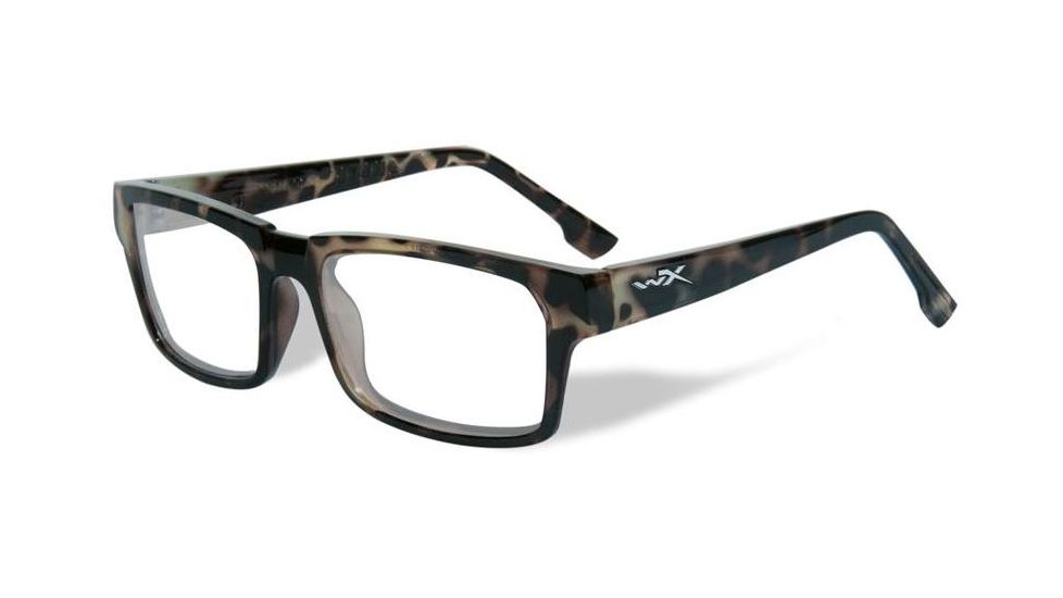 Wiley X Profile Bifocal Prescription Eyeglasses, Gloss Green Demi Frame, WSPRF05BI