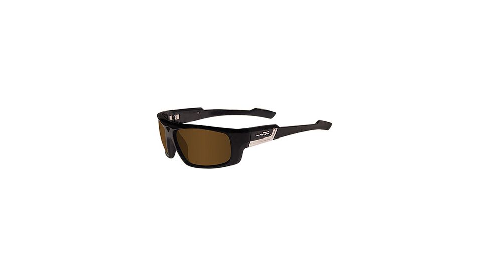 Wiley X Quake Bifocal Prescription Sunglasses - Gloss Black Frame SSQUA01