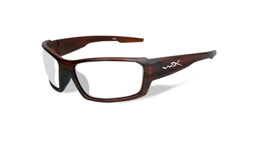 Wiley X Rebel Progressive Prescription Sunglasses, Matte Layered Tortoise Frame, ACREB04FPR